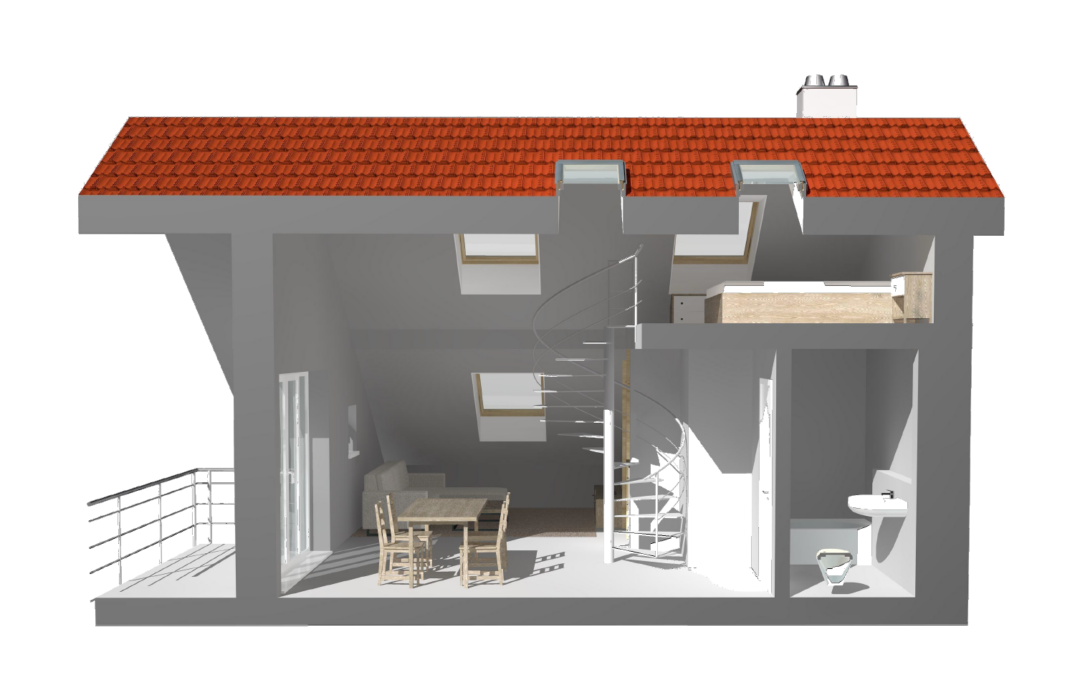 MAP INDOOR Bratislava präsentiert innovative Innenraumvisualisierungen für Dachgeschosswohnungen